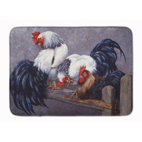 "Caroline's Treasures Roosters Roosting Floor Mat, 19"" x 27"", Multicolor"