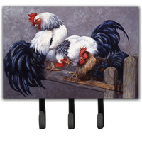 "Caroline's Treasures Roosters Roosting Leash or Key Holder BDBA0208TH68, Triple, Multicolor"
