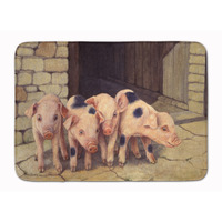 "Caroline's Treasures Pigs Piglets by Daphne Baxter Floor Mat, 19"" x 27"", Multicolor"