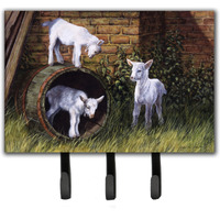 "Caroline's Treasures Goats by Daphne Baxter Leash or Key Holder BDBA0232TH68, Triple, Multicolor"