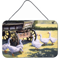 "Caroline's Treasures Geese by Daphne Baxter Wall or Door Hanging Prints BDBA0234DS812, 8HX12W"