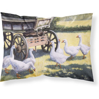 "Caroline's Treasures Geese by Daphne Baxter Fabric Standard Pillowcase BDBA0234PILLOWCASE, Multicolor"