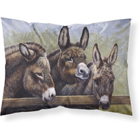 "Caroline's Treasures Donkeys by Daphne Baxter Fabric Standard Pillowcase BDBA0235PILLOWCASE, Multicolor"