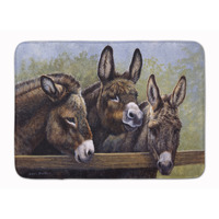 "Caroline's Treasures Donkeys by Daphne Baxter Floor Mat, 19"" x 27"", Multicolor"