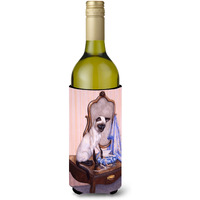 "Caroline's Treasures on The Dresser Siamese Cat Wine Bottle Koozie Hugger, 750ml, Multicolor"