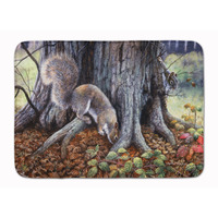 "Caroline's Treasures Grey Squirrels around the Tree Floor Mat, 19"" x 27"", Multicolor"