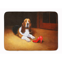 "Caroline's Treasures Basset and Shoe Floor Mat, 19"" x 27"", Multicolor"