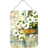 "Caroline's Treasures Dog Rose by Maureen Bonfield Wall or Door Hanging Prints BMBO0773DS1216, 16HX12W, Multicolor"
