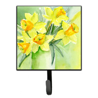 "Caroline's Treasures Daffodils by Maureen Bonfield Leash or Key Holder BMBO970ASH4, Small, Multicolor"