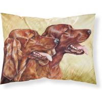 "Caroline's Treasures Irish Setters Fabric Standard Pillowcase CDCO0225PILLOWCASE, Multicolor"