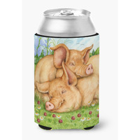 "Caroline's Treasures CDCO0358CC ""Pigs Tamworth's In Clover"" Can or Bottle Hugger, Multicolor"