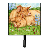 "Caroline's Treasures Pigs Tamworths In Clover Leash or Key Holder CDCO0358SH4, Small, Multicolor"