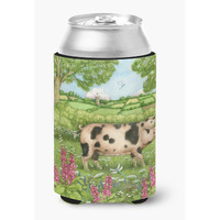 "Caroline's Treasures CDCO0371CC ""Pigs Meadowsweet by Debbie Cook"" Can or Bottle Hugger, Multicolor"