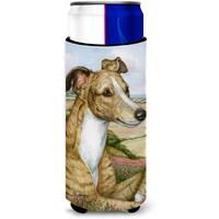 "Caroline's Treasures Lurcher by Debbie Cook Michelob Ultra Koozies for Slim Cans, Multicolor"