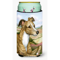 "Caroline's Treasures Lurcher by Debbie Cook Tall Boy Koozie Hugger, Multicolor"