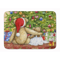 "Caroline's Treasures Christmas Teddy Bears with Tree Floor Mat, 19"" x 27"", Multicolor"