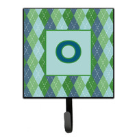"Caroline's Treasures CJ1020-OSH4 Letter O Initial Monogram-Blue Argoyle Leash Holder or Key Hook, Small, Multicolor"