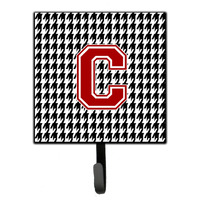 "Caroline's Treasures CJ1021-CSH4 Monogram-Initial C Hounds Tooth Leash Holder or Key Hook Cj1021, Small, Multicolor"