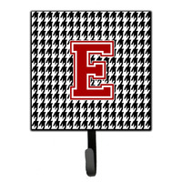"Caroline's Treasures CJ1021-ESH4 Monogram-Initial E Hounds Tooth Leash Holder or Key Hook Cj1021, Small, Multicolor"