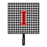 "Caroline's Treasures CJ1021-ISH4 Monogram-Initial I Hounds Tooth Leash Holder or Key Hook Cj1021, Small, Multicolor"