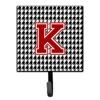 "Caroline's Treasures CJ1021-KSH4 Monogram-Initial K Hounds Tooth Leash Holder or Key Hook Cj1021, Small, Multicolor"