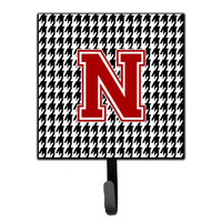 "Caroline's Treasures CJ1021-NSH4 Monogram-Initial N Hounds Tooth Leash Holder or Key Hook Cj1021, Small, Multicolor"