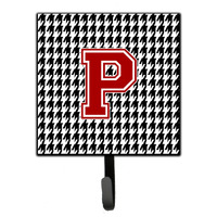 "Caroline's Treasures CJ1021-PSH4 Monogram-Initial P Hounds Tooth Leash Holder or Key Hook Cj1021, Small, Multicolor"
