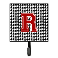 "Caroline's Treasures CJ1021-RSH4 Monogram-Initial R Hounds Tooth Leash Holder or Key Hook Cj1021, Small, Multicolor"