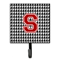 "Caroline's Treasures CJ1021-SSH4 Monogram-Initial S Hounds Tooth Leash Holder or Key Hook Cj1021, Small, Multicolor"