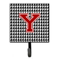 "Caroline's Treasures CJ1021-YSH4 Monogram-Initial Y Hounds Tooth Leash Holder or Key Hook Cj1021, Small, Multicolor"
