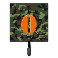 "Caroline's Treasures CJ1030-OSH4 Letter O Initial Monogram-Camo Green Leash Holder or Key Hook, Small, Multicolor"