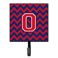 "Caroline's Treasures Letter O Chevron Yale Blue and Crimson Leash or Key Holder CJ1054-OSH4, Small, Multicolor"