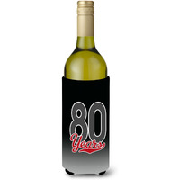 80 Years Wine Bottle Beverage Insulator Hugger CJ1090LITERK