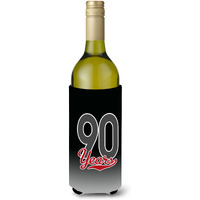 90 Years Wine Bottle Beverage Insulator Hugger CJ1091LITERK