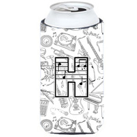 Letter H Musical Note Letters Tall Boy Beverage Insulator Hugger CJ2007-HTBC