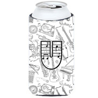 Letter U Musical Note Letters Tall Boy Beverage Insulator Hugger CJ2007-UTBC