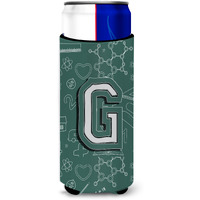 Letter G Back to School Initial Ultra Beverage Insulators for slim cans CJ2010-GMUK