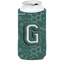 Letter G Back to School Initial Tall Boy Beverage Insulator Hugger CJ2010-GTBC