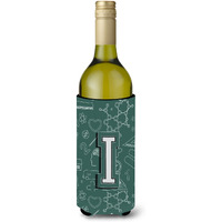 Letter I Back to School Initial Wine Bottle Beverage Insulator Hugger CJ2010-ILITERK