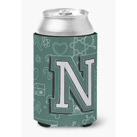 Letter N Back to School Initial Can or Bottle Hugger CJ2010-NCC