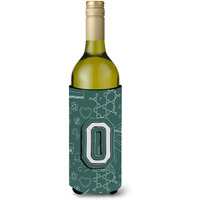 Letter O Back to School Initial Wine Bottle Beverage Insulator Hugger CJ2010-OLITERK