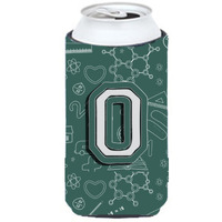 Letter O Back to School Initial Tall Boy Beverage Insulator Hugger CJ2010-OTBC