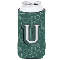Letter U Back to School Initial Tall Boy Beverage Insulator Hugger CJ2010-UTBC