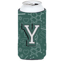 Letter Y Back to School Initial Tall Boy Beverage Insulator Hugger CJ2010-YTBC