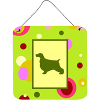 "Caroline's Treasures Cocker Spaniel Aluminium Metal Door Hanging Prints wall-decor, 6 x 6, Multicolor"