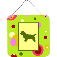 "Caroline's Treasures CK1061DS66 Sussex Spaniel Aluminum Metal Wall or Door Hanging Prints, 6 x 6"", Multicolor"