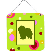 "Caroline's Treasures CK1125DS66 Chow Chow Aluminum Metal Wall or Door Hanging Prints, 6 x 6"", Multicolor"