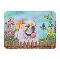 "Caroline's Treasures English Bulldog Spring Floor Mat, 19"" x 27"", Multicolor"