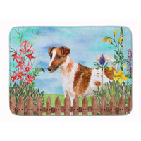 "Caroline's Treasures Smooth Fox Terrier Spring Floor Mat, 19"" x 27"", Multicolor"