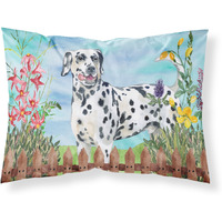 "Caroline's Treasures Dalmatian Spring Pillowcase, Standard, Multicolor"